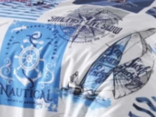 кпб karven young style sail 1,5 спальное из ткани Ранфорс  в категории  рисунок Для девочек Для мальчиков Корабли - Яхты Море фото 4