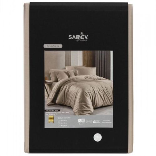 простыня sarev (300 tc) monochrome v4/n beige 220*280 из ткани Мако-сатин в категории  рисунок  фото 3