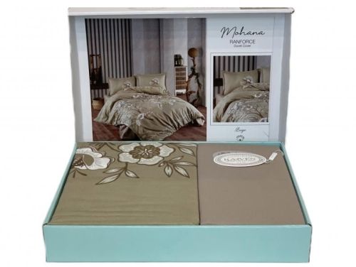 фото КПБ Karven Mohana Beige v-2 Евро 4 наволочки  артикул N023 MOHANA BEIGE V-2 фото 2