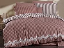 фото кпб sarev ole v3/pembe 1,5 спальное из ткани Ранфорс  Полоса