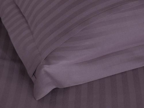 фото КПБ Karven Stripe Satin-SS 011 т.лиловый Семейное  артикул N164-SS 011 фото 2