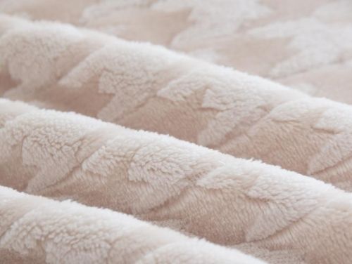 плед karven jacqaurd v5/beige 150*200 из ткани Велсофт в категории  рисунок  фото 4