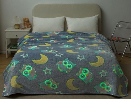 плед tango moonlight светящийся 200*220 (3064-09) из ткани Микрофибра в категории  рисунок  фото 2
