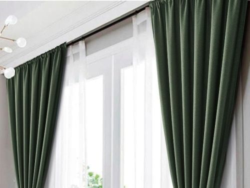 набор штор блэкаут tango nature 150x272 - 2 шт. (n150272-07) из ткани Рогожка в категории  рисунок  фото 3