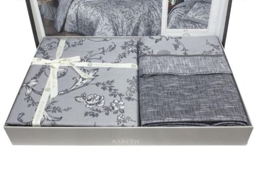 фото КПБ Karven DEMA Grey Евро 4 наволочки  артикул N359 DEMA GREY фото 4
