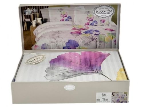 фото КПБ Karven Stripe Satin-SB010 Евро 4 наволочки  артикул N250 -SB010 фото 5