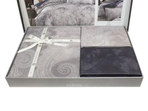 фото КПБ Karven GISELLE Cobalt Евро 4 наволочки  артикул N359 GISELLE COBALT фото 3