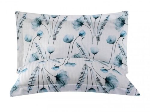 фото КПБ Karven Stripe Satin-SB009 Евро 4 наволочки Цветы артикул N250 -SB009 фото 4