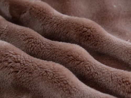 плед karven solid bubble v2/dark brown 150*200 из ткани Велсофт в категории  рисунок  фото 4