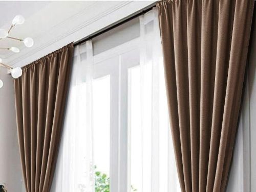 набор штор блэкаут tango nature 200x272 - 2 шт. (n200272-05) из ткани Рогожка в категории  рисунок  фото 3