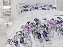 фото кпб karven riella lilac семейное из ткани Ранфорс  Цветы