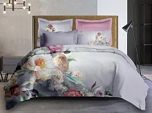 фото кпб tango delux-satin tis07-822 евро из ткани Мако-сатин Цветы
