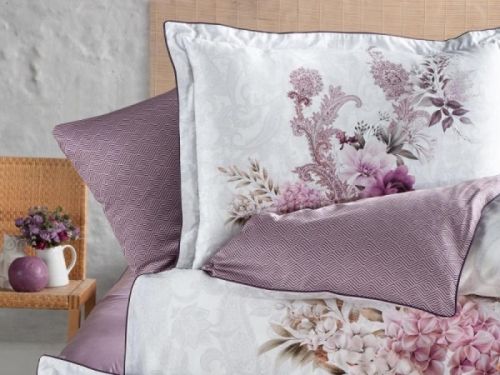 фото КПБ Karven DOLCE Berry Евро 4 наволочки Цветы артикул N359 DOLCE BERRY фото 2