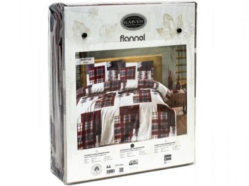 фото КПБ Karven WINTER Beige 1,5 спальное Клетка/Квадрат артикул N243 WINTER BEIGE фото 2