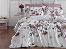 фото кпб karven serra powder евро 4 наволочки из ткани Сатин Цветы