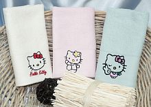 набор полотенец hello kitty 30*50 (3 шт.) 8323-02 из раздела Полотенца