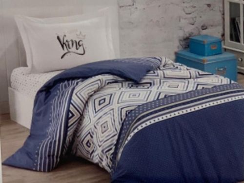 фото КПБ Karven Little King Blue 1 1,5 спальное  артикул N022/1 LITTLE KING BLUE 1