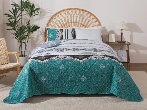 покрывало tango patchwork pw444-97 230*250 из ткани Полиэстер в категории С наволочками рисунок 