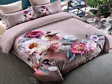 фото кпб tango delux-satin tis04-813 1,5 спальное из ткани Мако-сатин Цветы