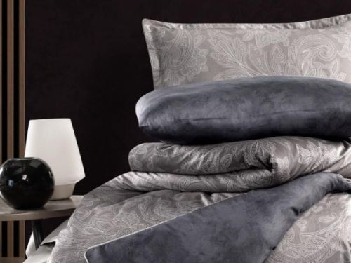 фото КПБ Karven GISELLE Cobalt Евро 4 наволочки  артикул N359 GISELLE COBALT фото 4