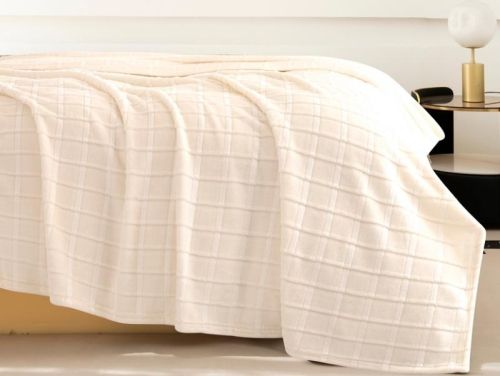 плед karven cutting v6/cream 200*220 из ткани Велсофт в категории  рисунок  фото 2