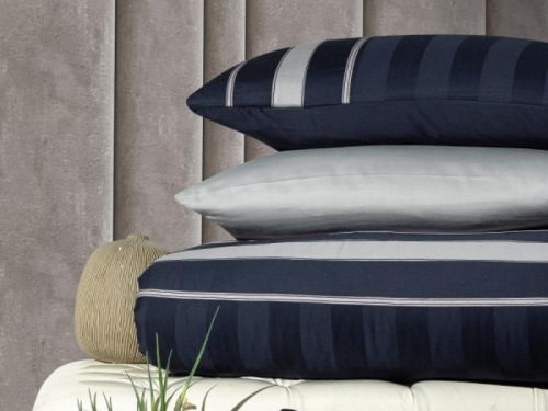 фото КПБ Karven Artwel Navy Blue Евро 4 наволочки  артикул N044 ARTWEL NAVY BLUE фото 2