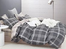 фото кпб tango tpig3-1965 евро 2 наволочки 50*70 из ткани Сатин Клетка/Квадрат