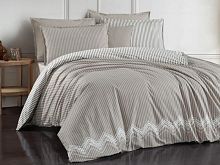 фото кпб sarev bazaar ole v2/bej евро из ткани Ранфорс  Полоса