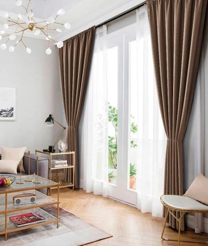 набор штор блэкаут tango nature 200x272 - 2 шт. (n200272-05) из ткани Рогожка в категории  рисунок  фото 4