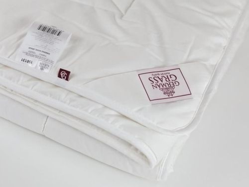 158191 одеяло merino wool grass легкое 200х200 из ткани Сатин в категории  рисунок  фото 2