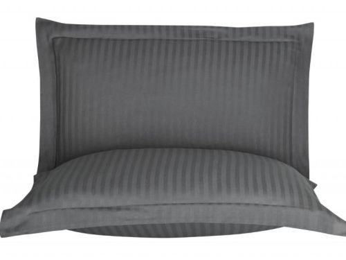 фото КПБ Karven Stripe Satin-SS 006 антрацит Семейное  артикул N164-SS 006 фото 3