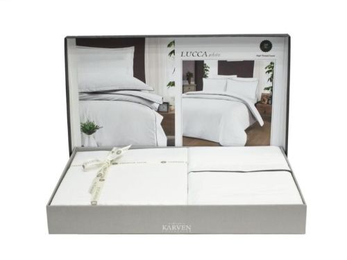 фото КПБ Karven LUCCA White Евро 4 наволочки  артикул N359 LUCCA WHITE фото 4