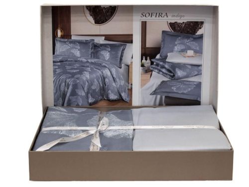 фото КПБ Karven Sofira Indigo семейное  артикул N026 SOFIRA INDIGO фото 3