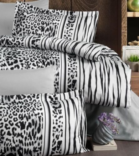 фото КПБ Karven Leopard Black Евро 4 наволочки  артикул N021 LEOPARD BLACK фото 2