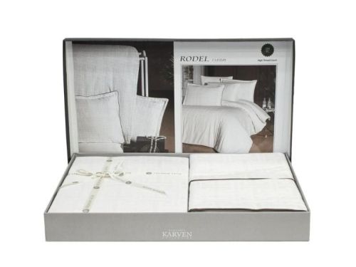 фото КПБ Karven RODEL Cream Евро 4 наволочки  артикул N359 RODEL CREAM фото 3
