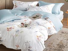 фото кпб primavelle tencel (простыня на резинке) 54 pastel евро 4 наволочки из ткани Тенсел 