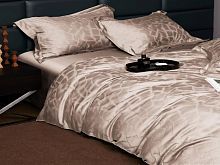 фото кпб primavelle tencel жаккард (простыня на резинке) rino семейное из ткани Тенсел 