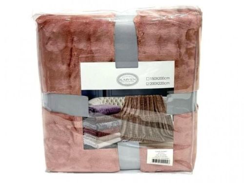 плед karven solid bubble v4/sun red 150*200 из ткани Велсофт в категории  рисунок  фото 5